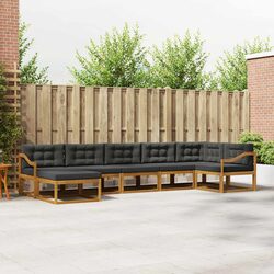 Practical 7-Piece Modular Sofa Set for Outdoor Use