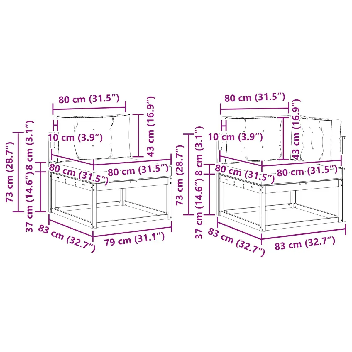 Outdoor Sectional Sofa Set for Relaxing and Entertaining