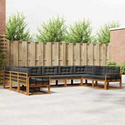 Versatile 9-Piece Sofa Set for Your Outdoor Living