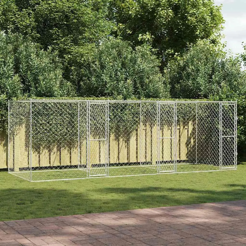 Dog Cage for Large Breeds in Outdoor Settings 600 x 200 x 200 cm