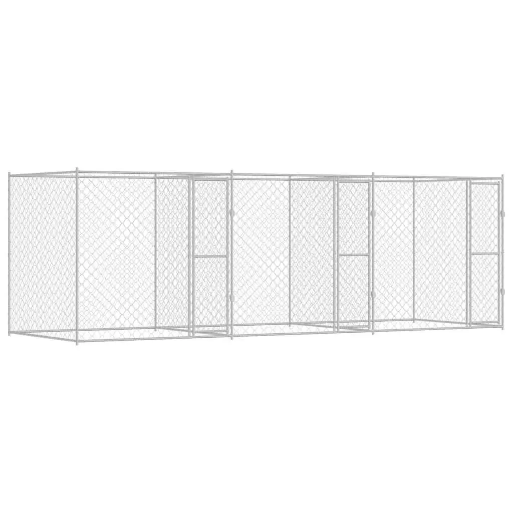 Dog Cage for Large Breeds in Outdoor Settings 600 x 200 x 200 cm