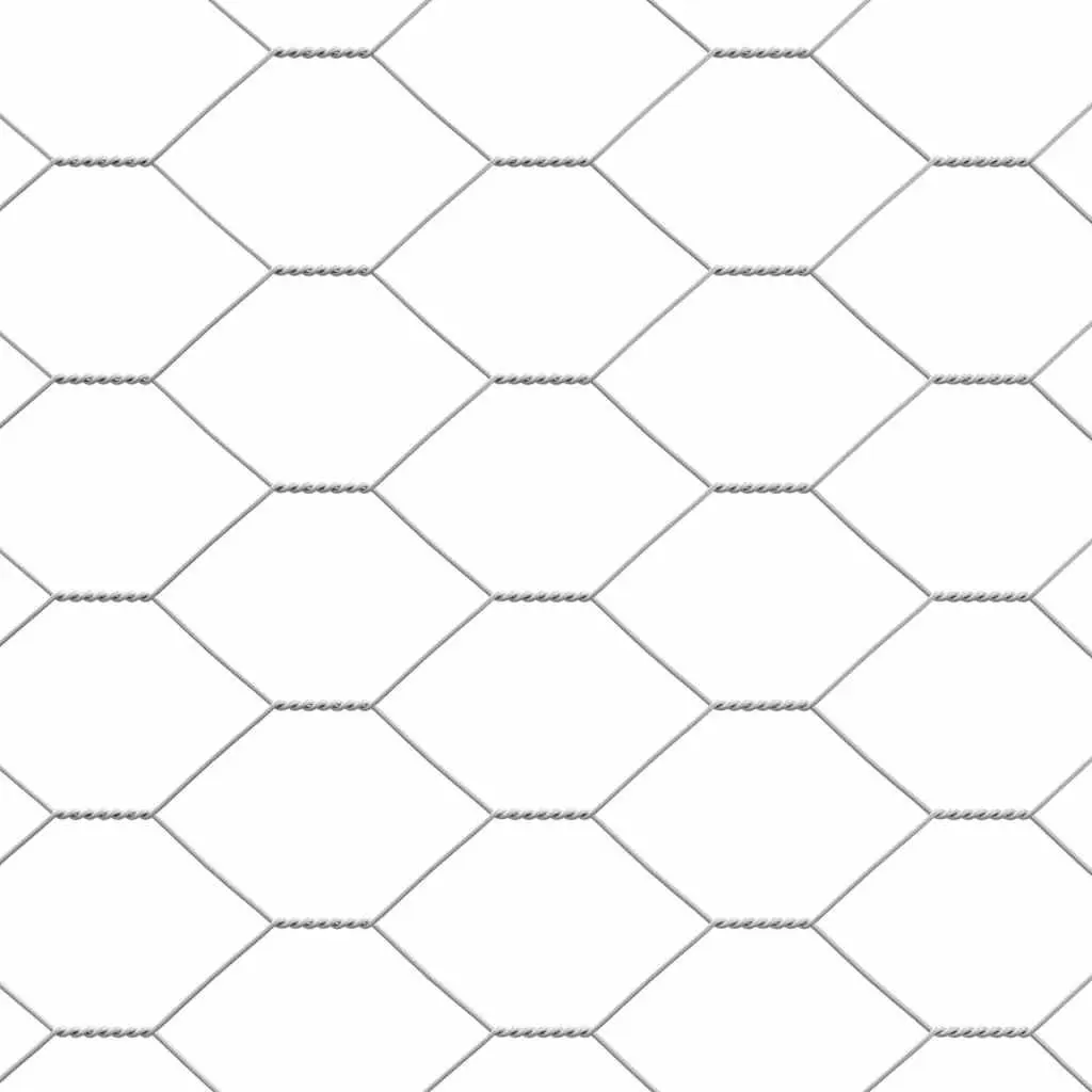 Chicken Cage Galvanised Steel Metal 400 x 200 x 200 cm Silver 2 Piece Outdoor Poultry Enclosure