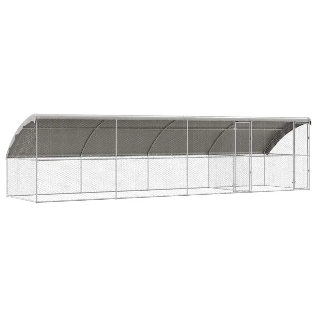 4-Piece Dog Kennel 8 x 2 x 2 m for Home Use