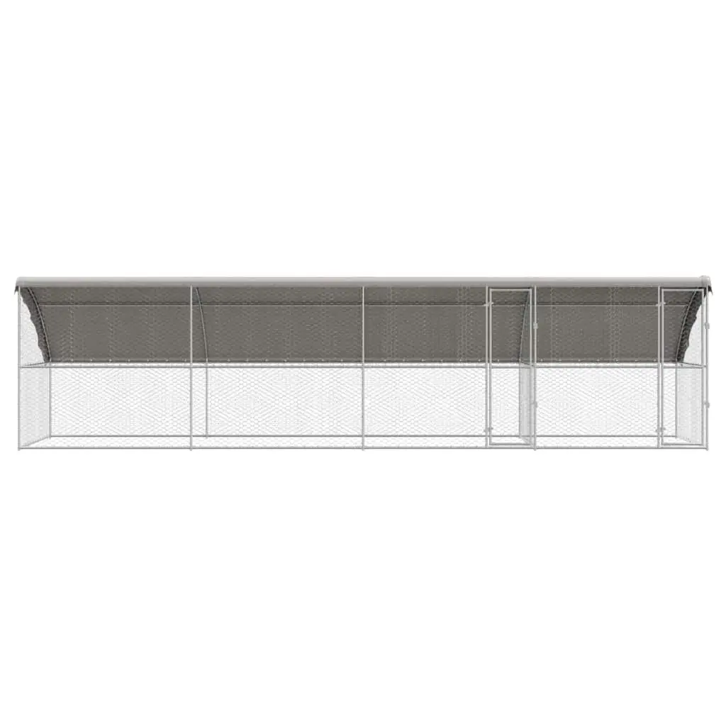 4-Piece Dog Kennel 8 x 2 x 2 m for Home Use