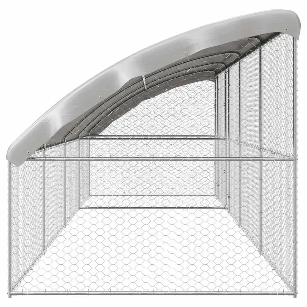 4-Piece Dog Kennel 8 x 2 x 2 m for Home Use