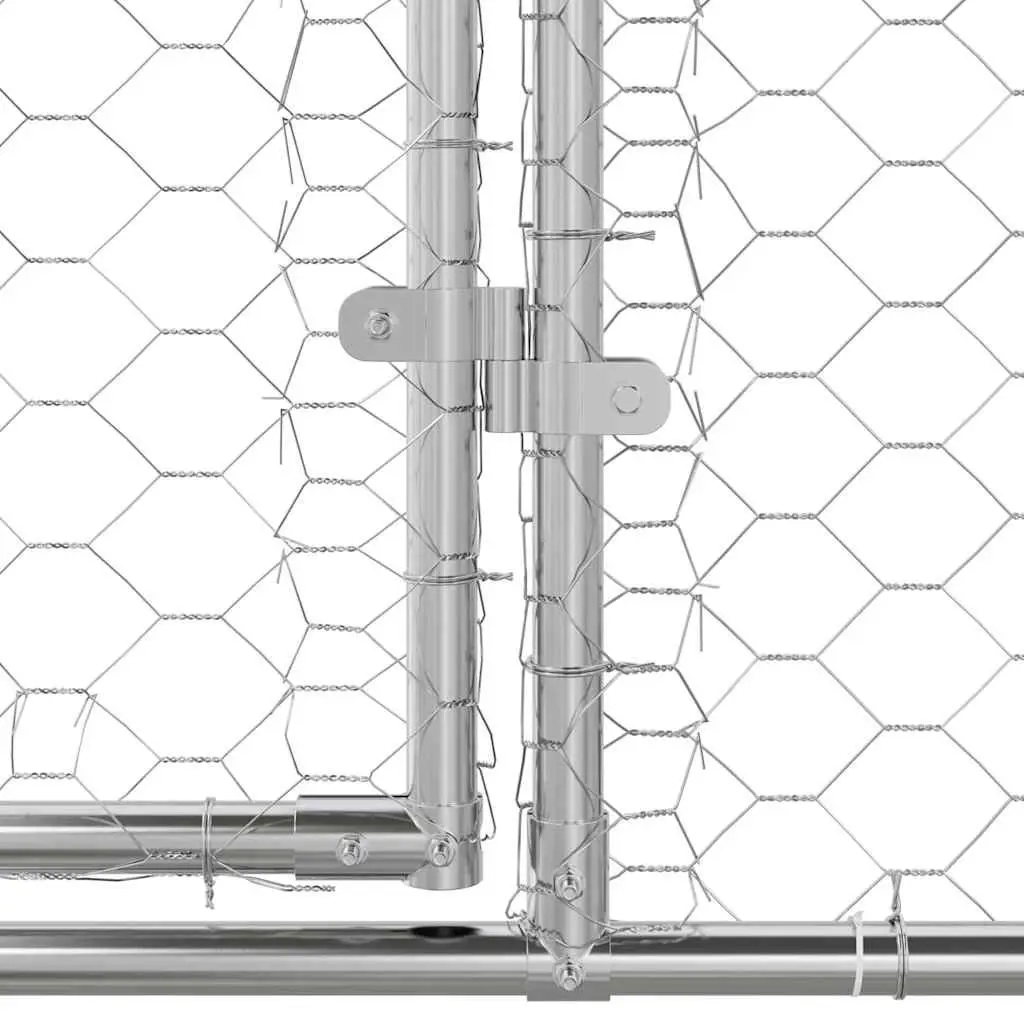 4-Piece Dog Kennel 8 x 2 x 2 m for Home Use