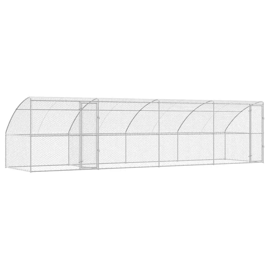 4-Panel Dog Kennel for Garden Use