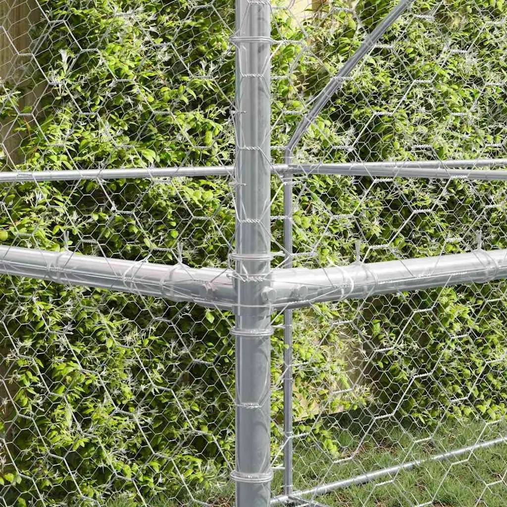 4-Panel Dog Kennel for Garden Use