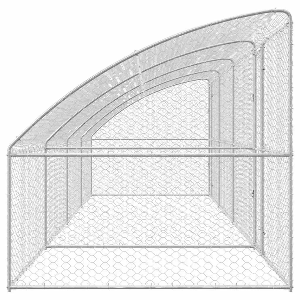4-Panel Dog Kennel for Garden Use