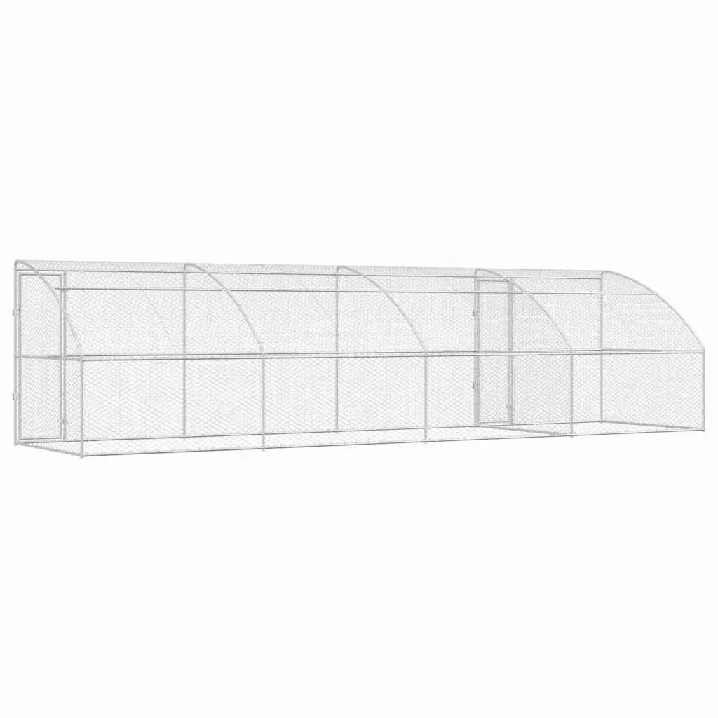 4-Panel Dog Kennel for Garden Use