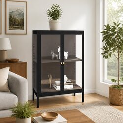 Practical Black Sideboard for Everyday Use