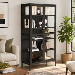 Versatile Anthracite Display Cabinet for Any Room