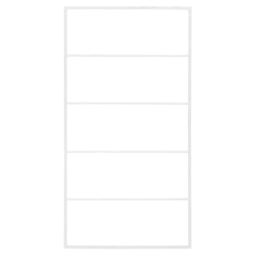 Towel Rack Steel Wall Mount 60cm x 10cm x 116cm White