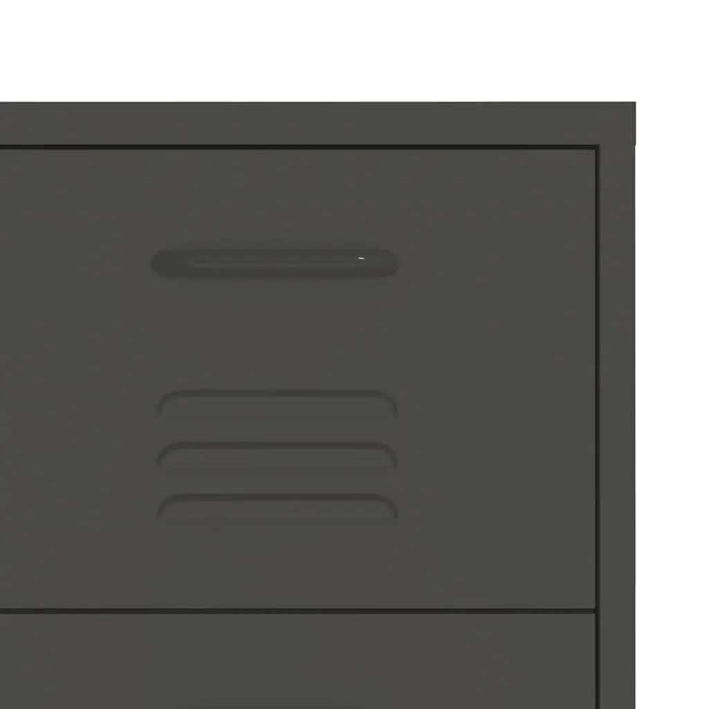 Steel Drawer Cabinet 80x35x101.5cm Anthracite Organiser with 6 Drawers for Home Storage