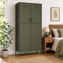 Ideal Storage Solutions with Steel Wardrobe Cabinet