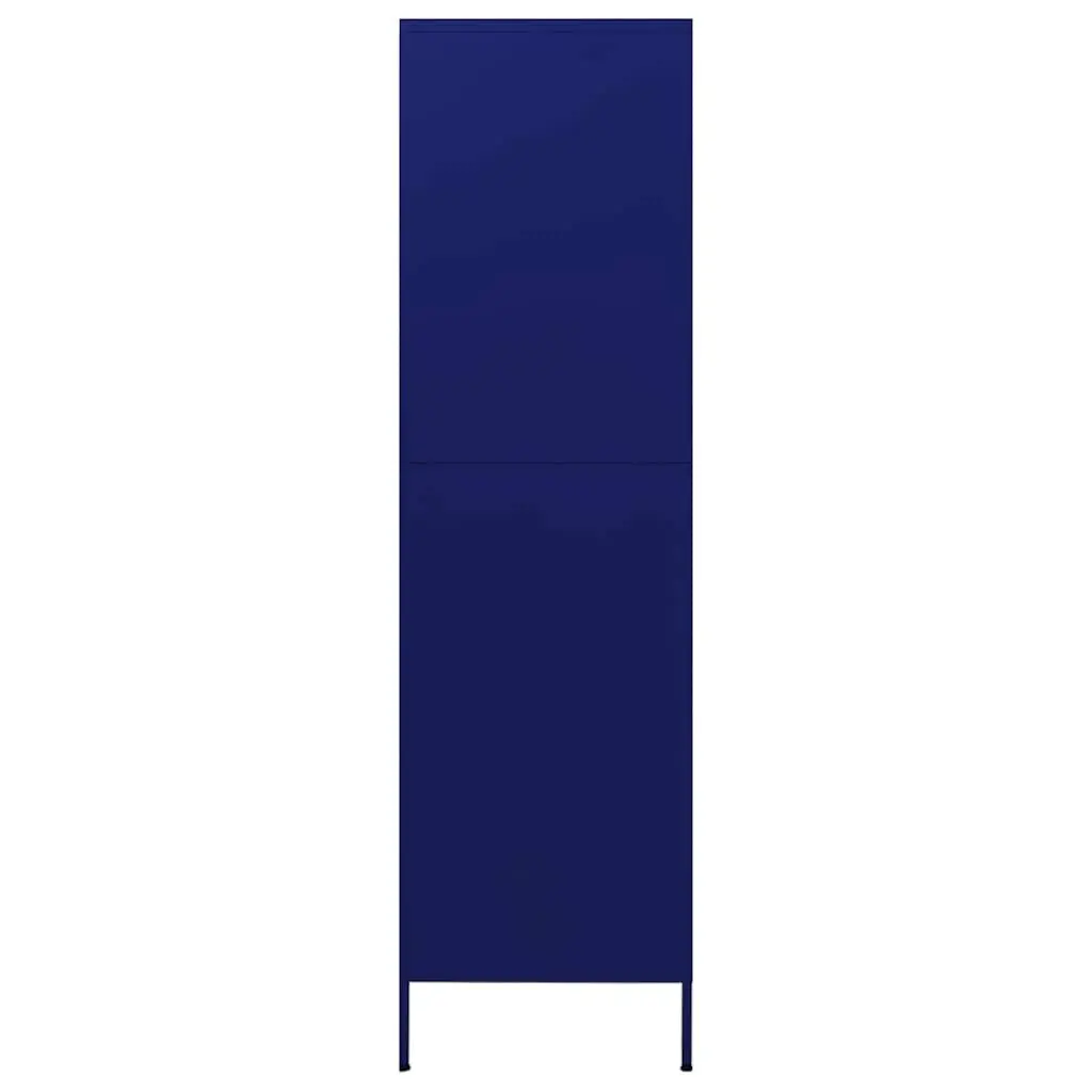 Blue Steel Wardrobe Cabinet for Home Use