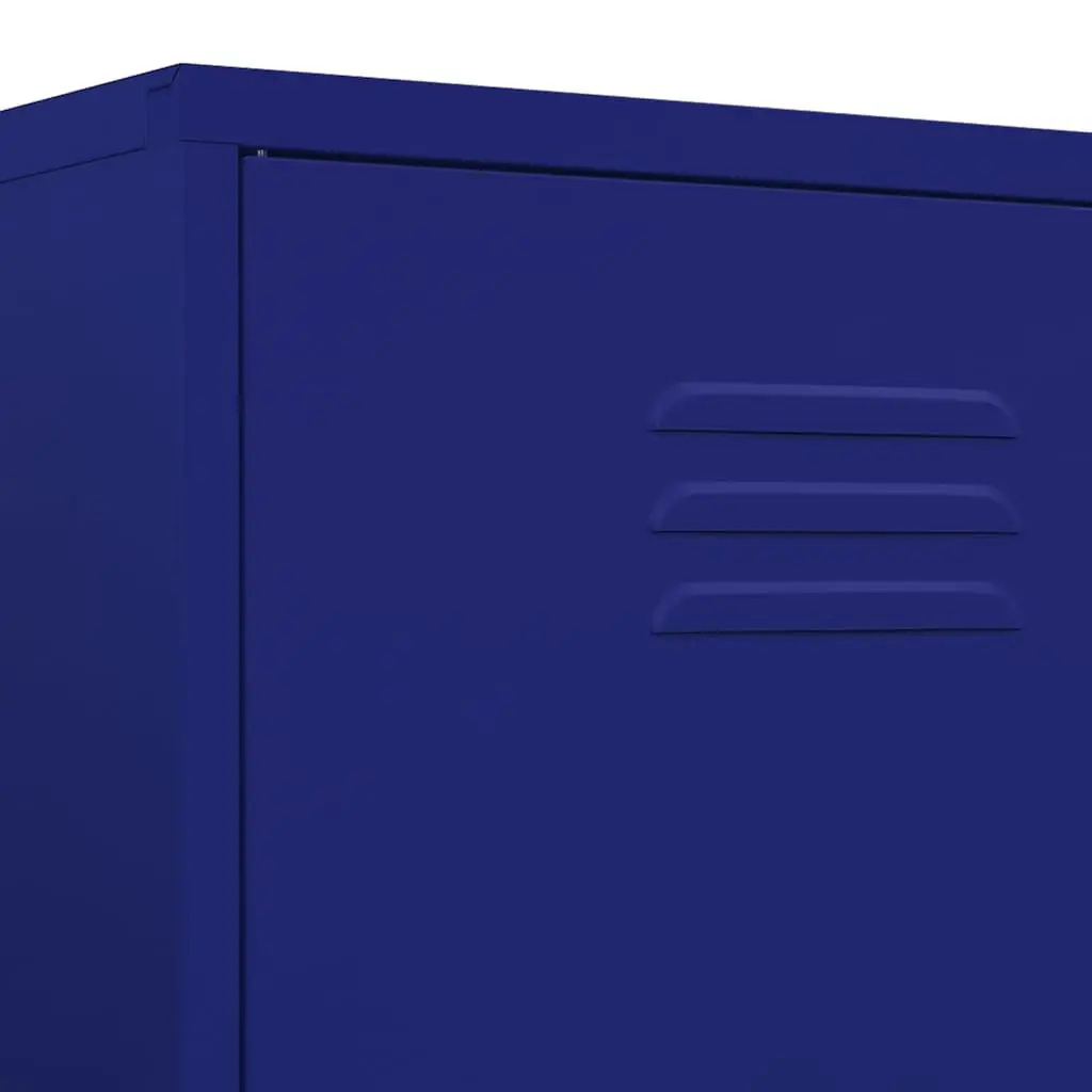 Blue Steel Wardrobe Cabinet for Home Use