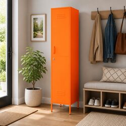 Practical Locker Cabinet with Adjustable Shelves for Home Use