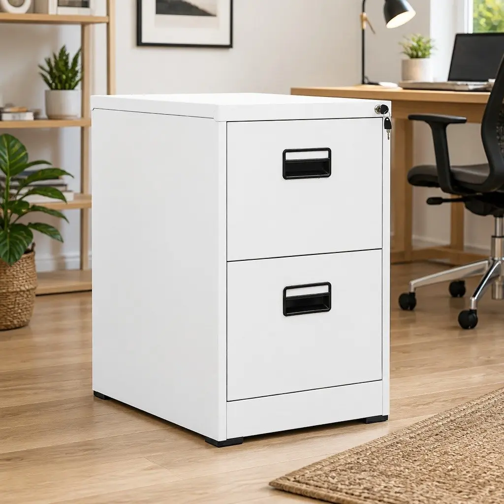 2 Drawer Filing Cabinet for Home or Office