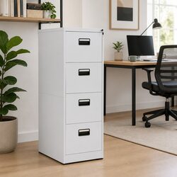 Practical 4 Drawer Filing Cabinet for Home and Office