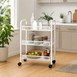 3-Tier Kitchen Trolley for Effective Home Organization