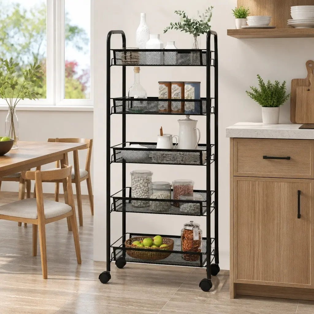 5-Tier Trolley for Home Organization