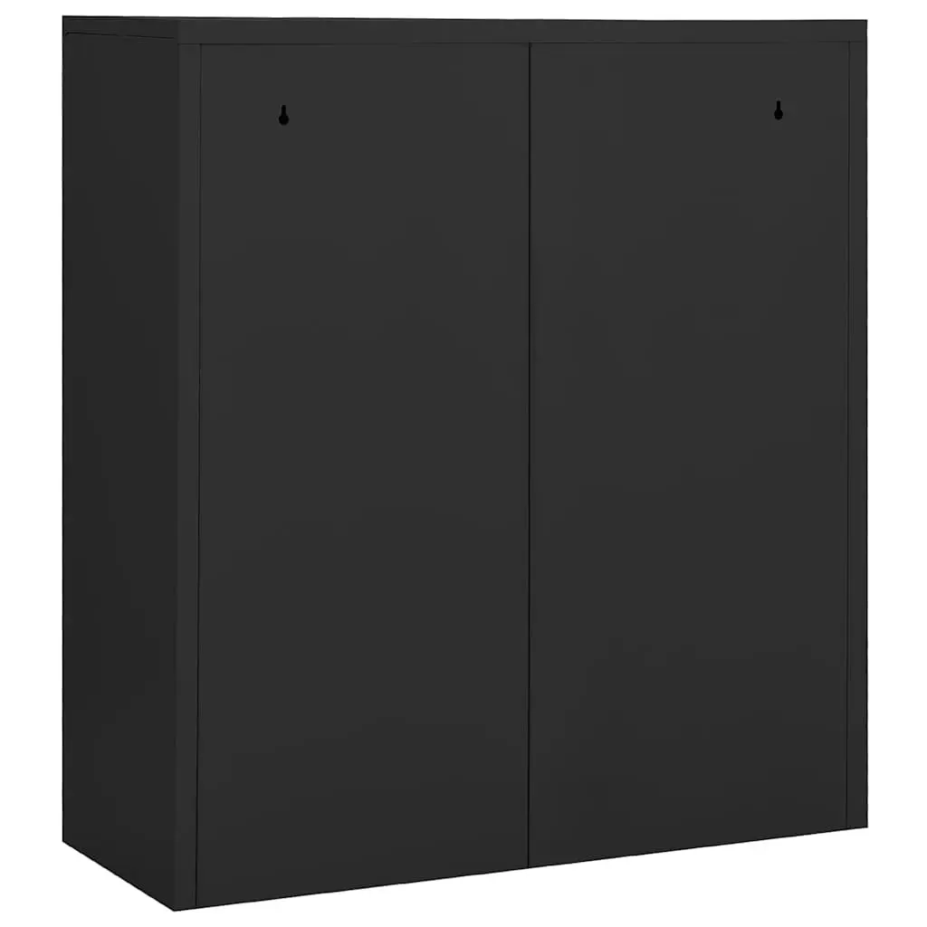 Office Storage Cabinet Anthracite Steel Filing Locker Adjustable Shelf