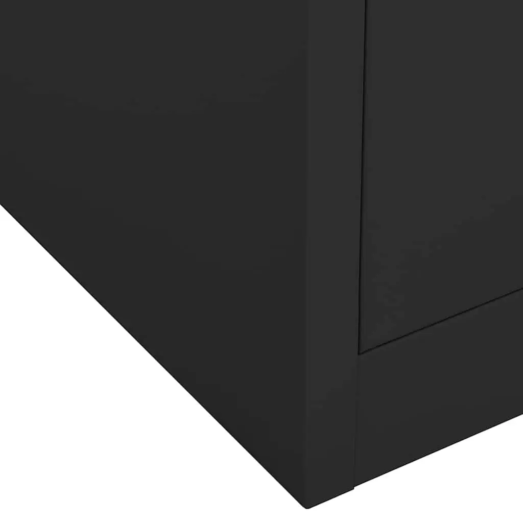 Office Storage Cabinet Anthracite Steel Filing Locker Adjustable Shelf