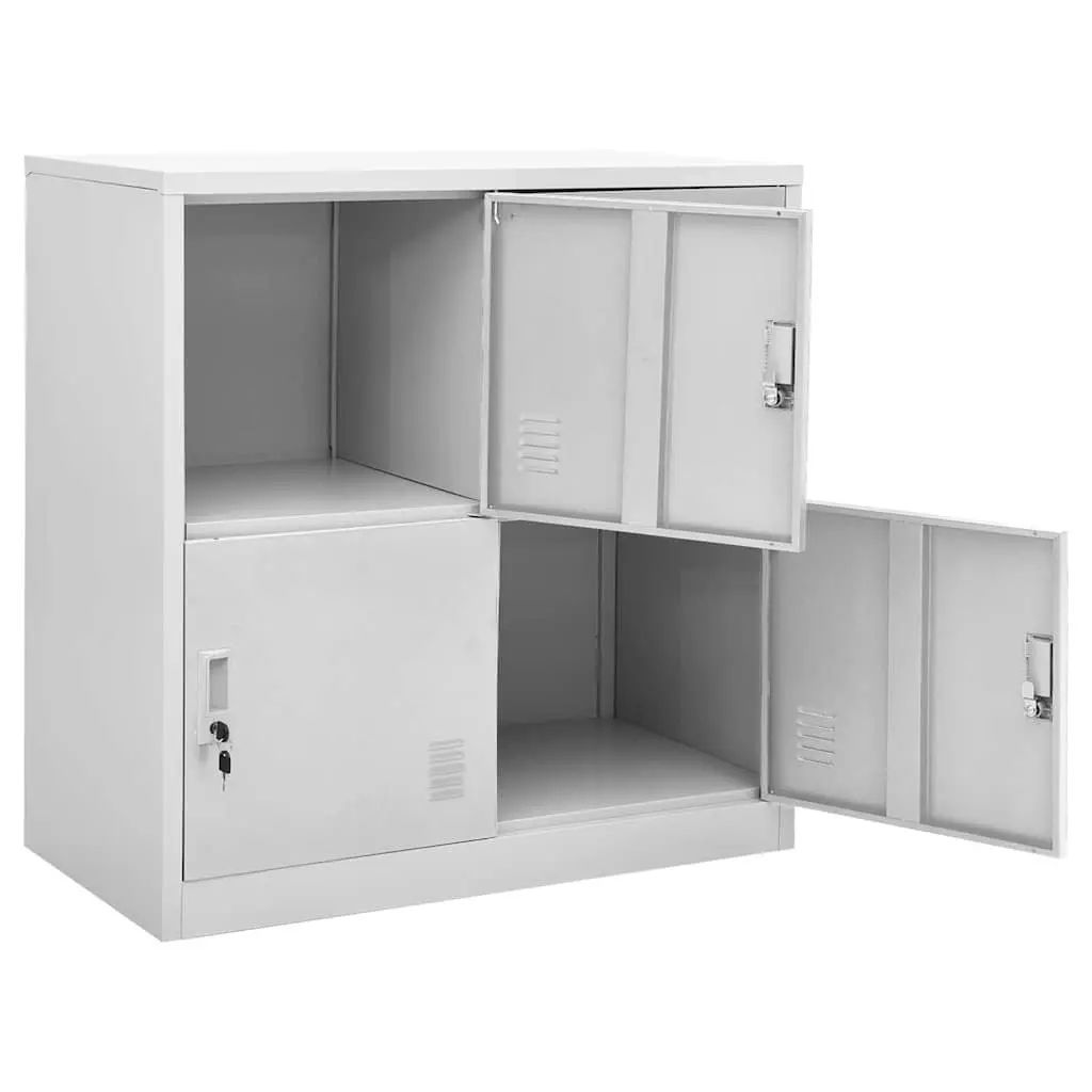 Grey Locker Cabinet for Home and Office Use