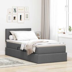Ideal Storage Bed for Your Home with LED Lights 107 x 203 cm