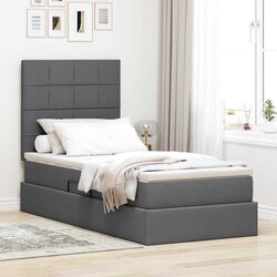 Functional Storage Bed with LED Lights for Your Home