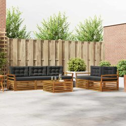 Practical 6 Piece Outdoor Sofa Set for Versatile Use