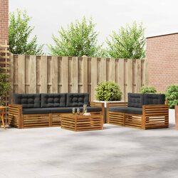 Practical 6-Piece Outdoor Sofa Set for Any Garden