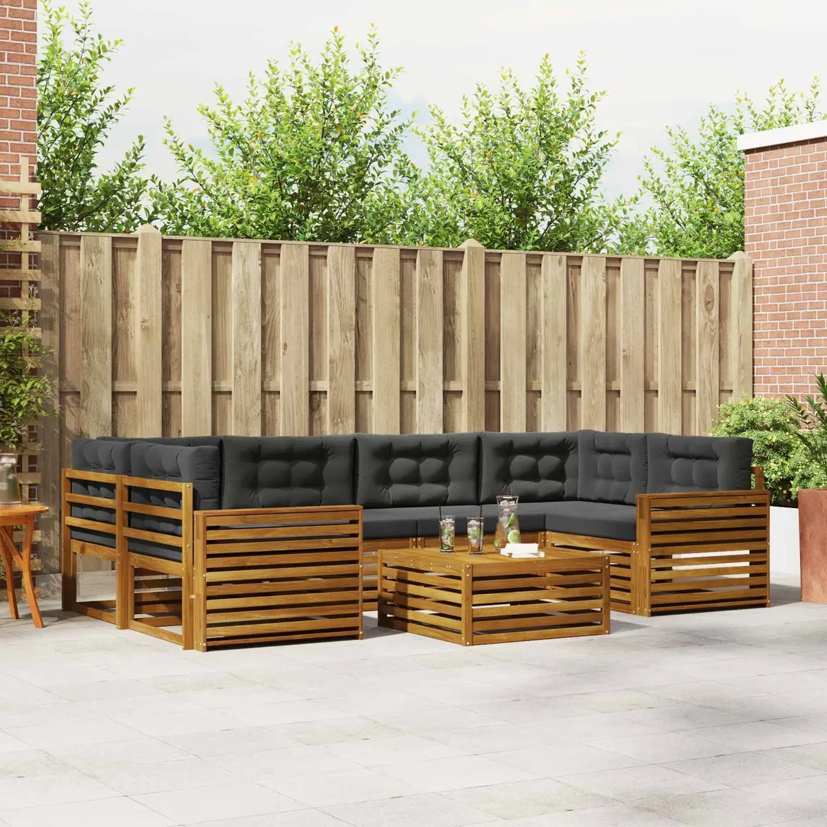 7-Piece Outdoor Sofa Set for Home Use
