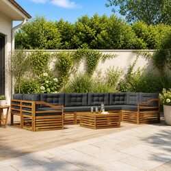 Practical 8-Piece Sofa Set for Your Outdoor Living
