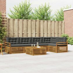 Practical 6 Piece Outdoor Sofa Set for Any Space