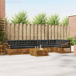 Practical 7-Piece Modular Sofa Set for Outdoor Living