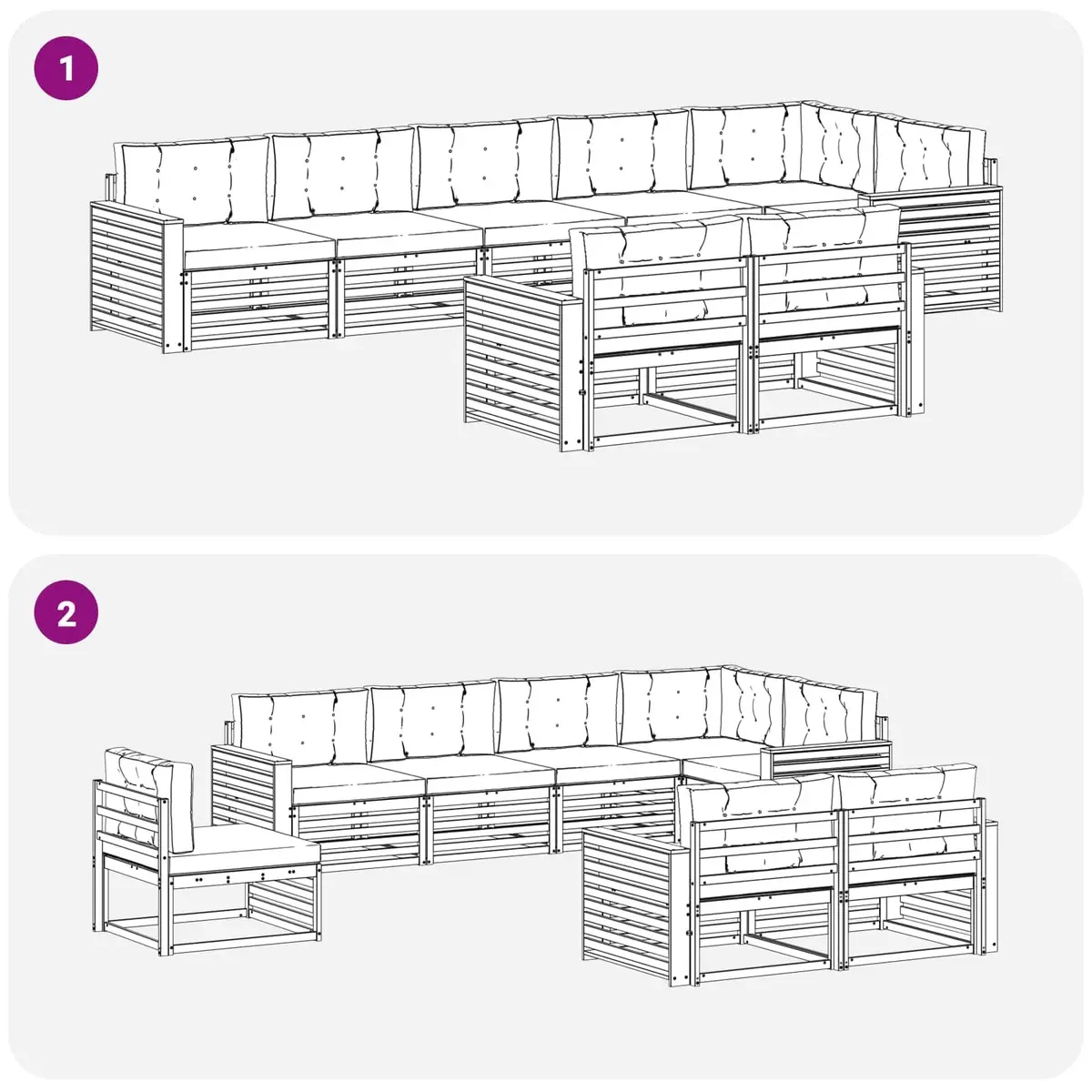 Outdoor Sofa Set for Entertaining