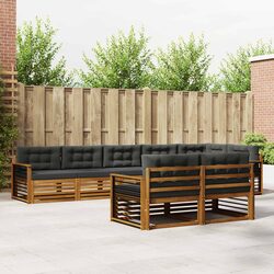 Practical Outdoor Sofa Set: 8 Modular Pieces for Any Space