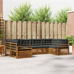 6 Piece Outdoor Sofa Set for Versatile Home Use