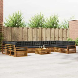 Practical 11 pcs Outdoor Sofa Set for Your Home