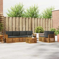 Practical 7-Piece Outdoor Sofa Set for Relaxation