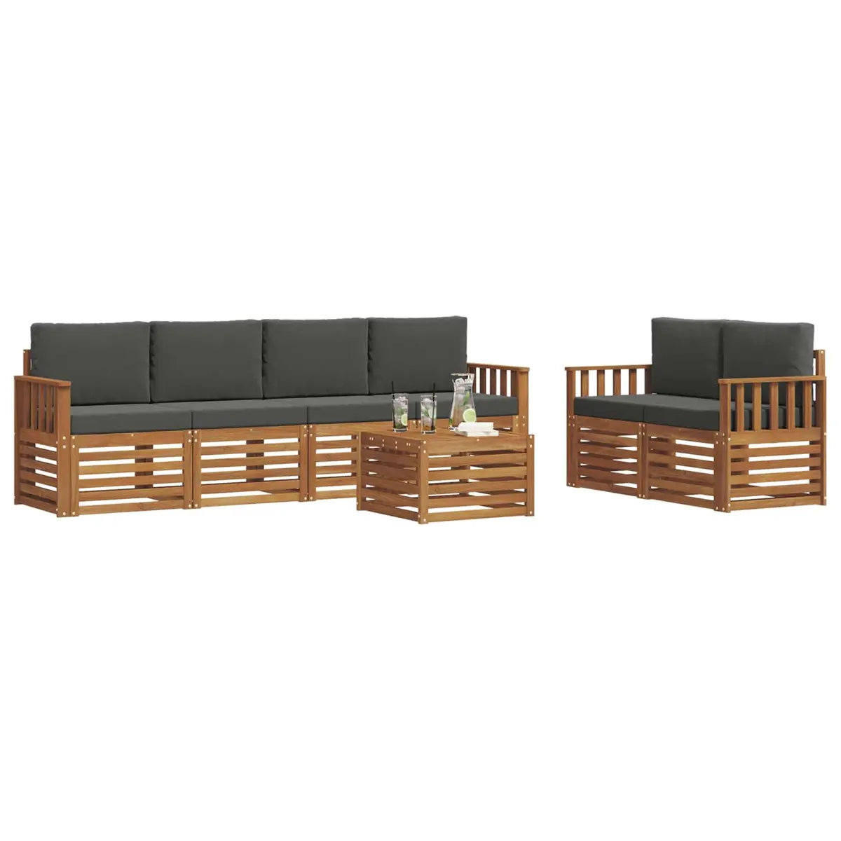 7-Piece Outdoor Sofa Set for Relaxation
