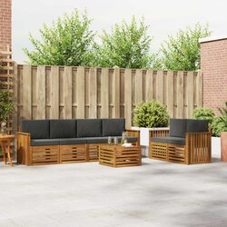 Practical 7-Piece Outdoor Sofa Set for Relaxation