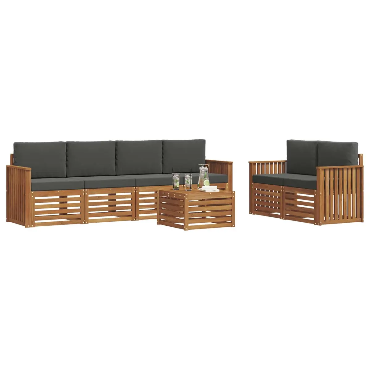 7-Piece Outdoor Sofa Set for Relaxation