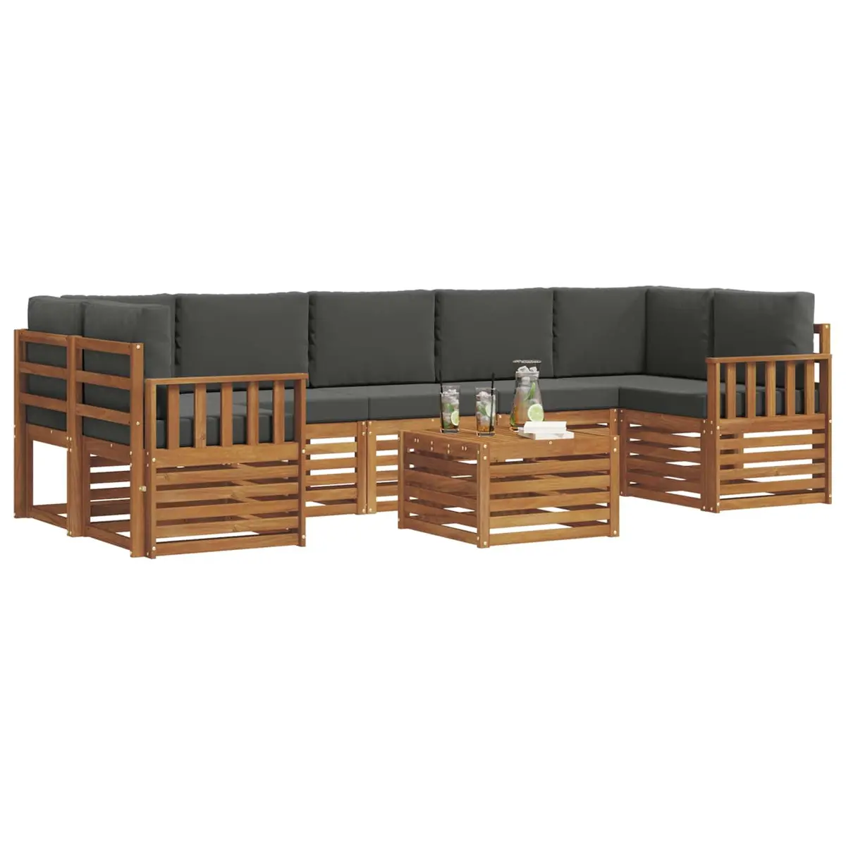 8-Piece Sofa Set for Outdoor Living