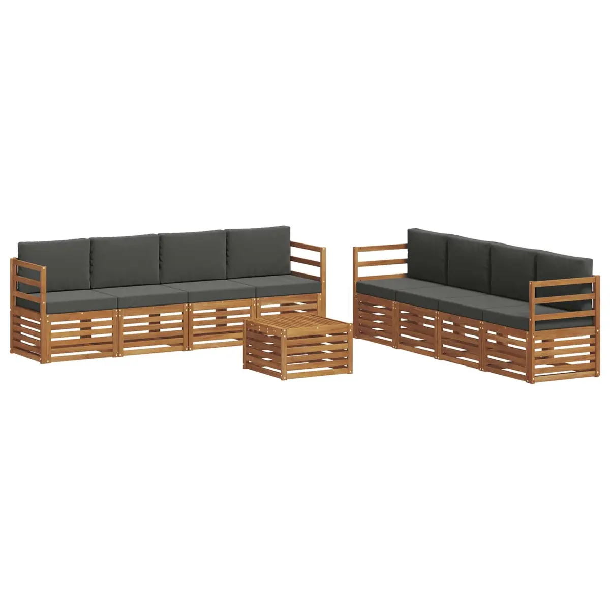 9-Piece Outdoor Sofa Set for Home Use