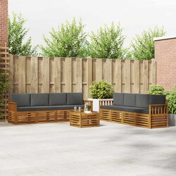 Practical 9-Piece Outdoor Sofa Set for Your Garden