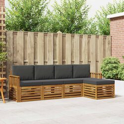 Practical 5-Piece Outdoor Sofa for Versatile Spaces