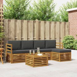 Versatile 6 Piece Sofa Set for Outdoor Gatherings